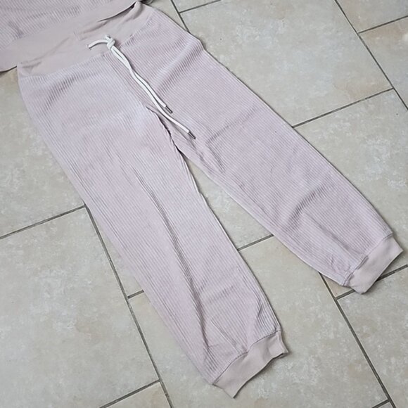 THE GREAT. Soft Pink Ribbed Set Size 0 - Picture 3 of 15